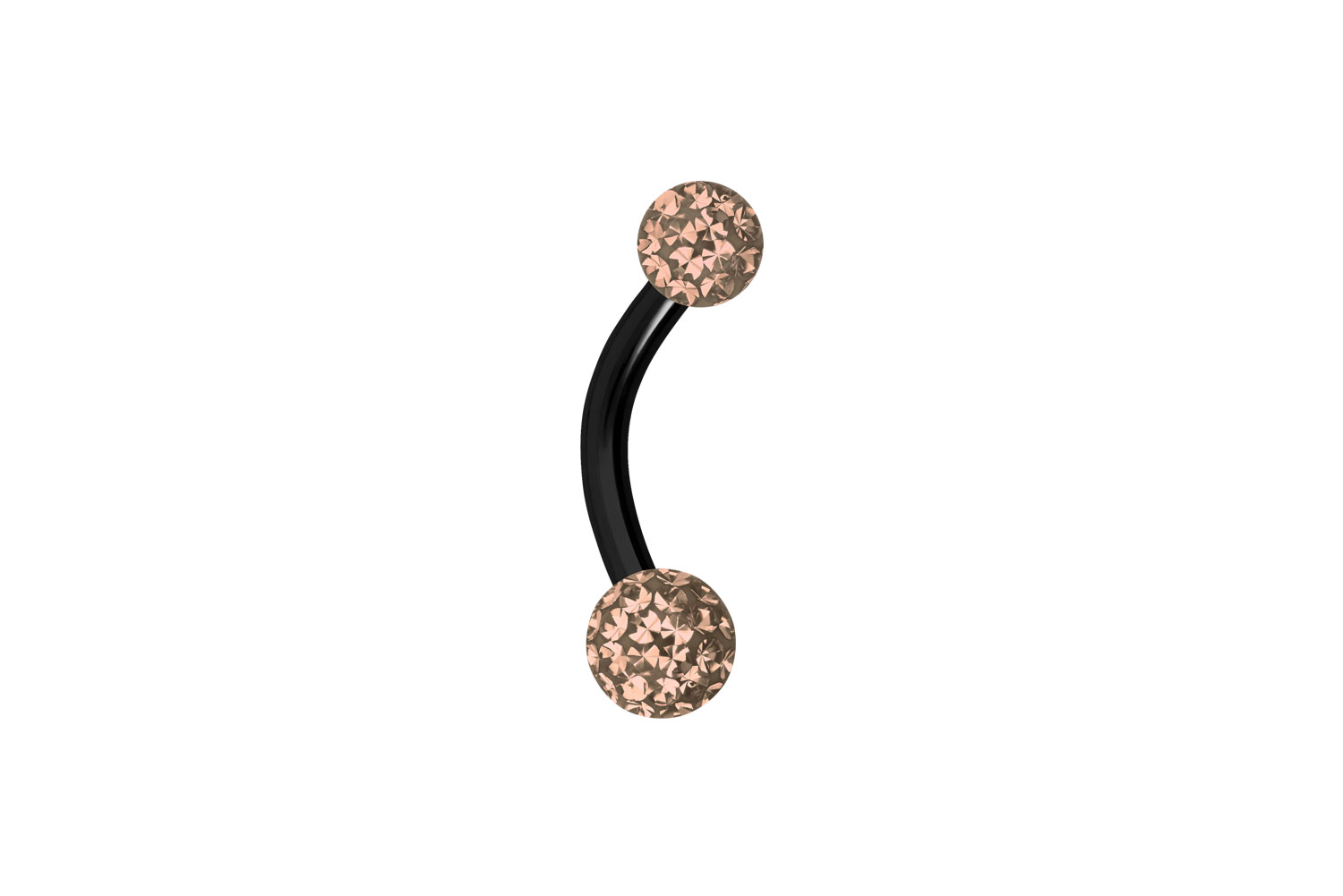 Chirurgenstahl Mini Bananabell Piercing EPOXY-KUGELN